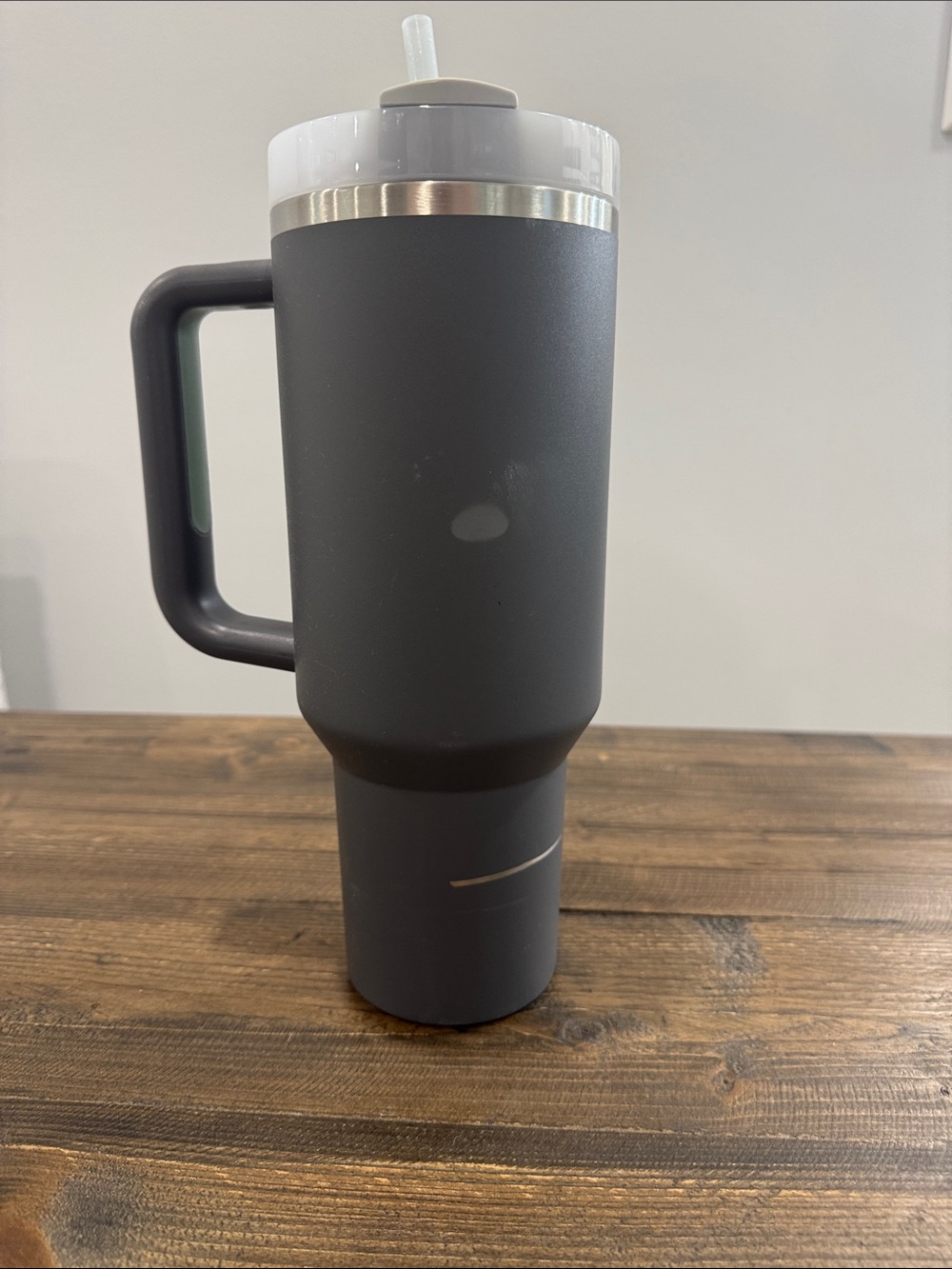 Stanley Charcoal Travel Tumbler with Mint Logo - Picture 2 of 2